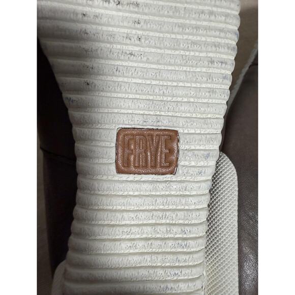 Frye Melanie Slip On Shoes Womens Gray Leather Elastic Gore Casual Comfort Flats - Picture 6 of 10